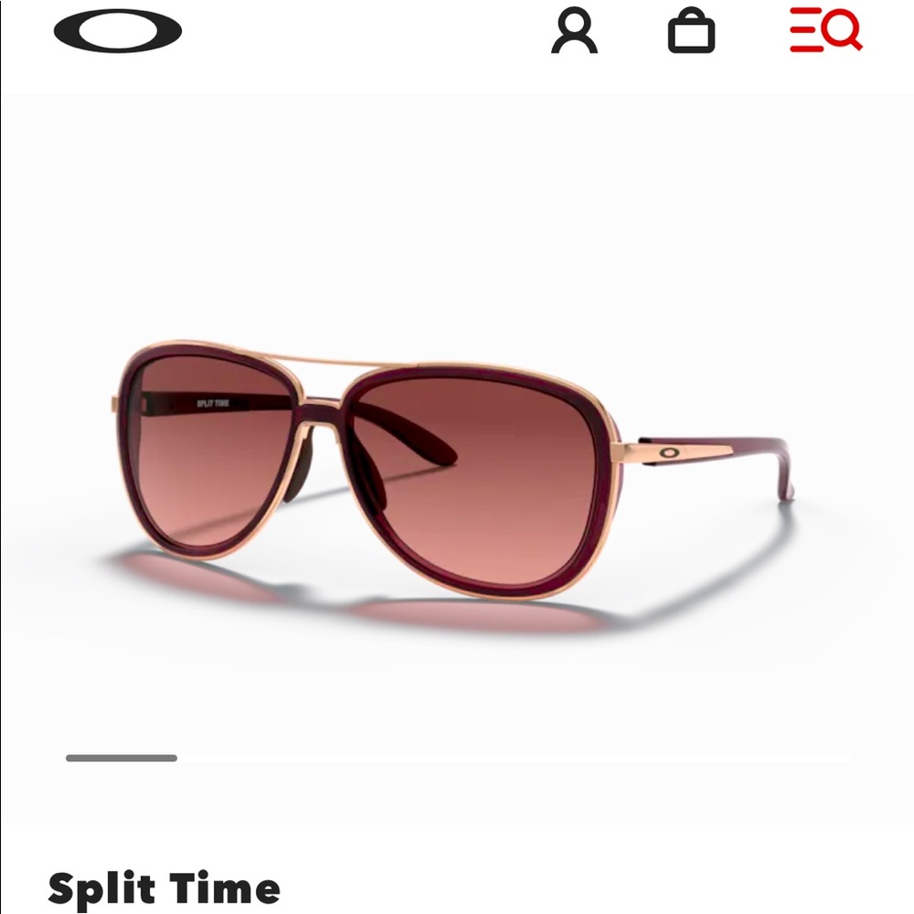 Oakley Split Time Sunglasses - Crystal Raspberry